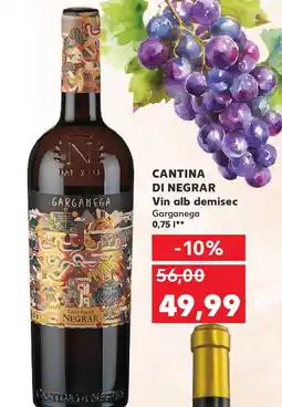 Kaufland CANTINA DI NEGRAR Vin alb demisec Garganega Ofertă