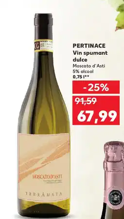Kaufland PERTINACE Vin spumant dulce Ofertă