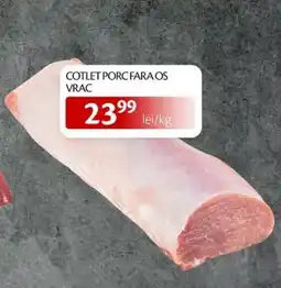 Unicarm Cotlet porc fara os vrac Ofertă