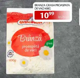 Unicarm Unicarm Branza grasa proaspata de vaci Ofertă