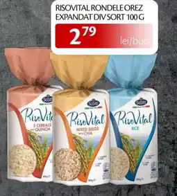 Unicarm Risovital rondele orez expandat div sort Ofertă