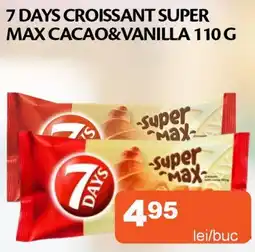 Unicarm 7 days croissant super max cacao&vanilla Ofertă