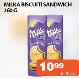 Unicarm Milka biscuiti sandwich Ofertă
