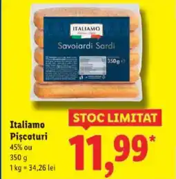 Lidl Italiamo Piscoturi Ofertă