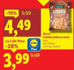 Lidl Alesto Arahide prăjite şi sărate Ofertă