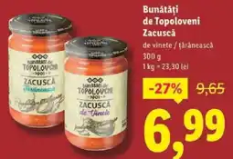 Lidl Bunatati de Topoloveni Zacuscă Ofertă