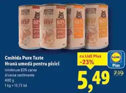 Lidl Coshida Pure Taste Hrană umedă pentru pisici Ofertă