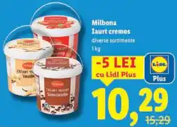Lidl Milbona Iaurt cremos Ofertă