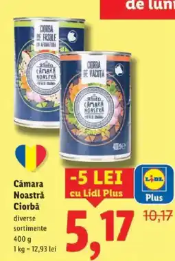 Lidl Cǎmara Noastră Ciorbǎ Ofertă