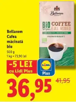 Lidl Bellarom Cafea măcinată bio Ofertă