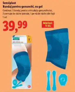 Lidl Sensiplast Bandaj pentru genunchi, cu gel Ofertă