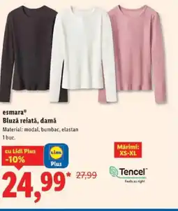 Lidl Esmara® Bluzǎ reiată, damă Ofertă