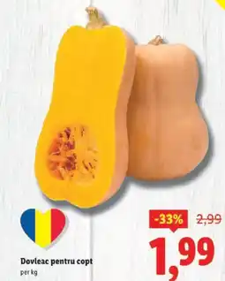 Lidl Dovleac pentru copt Ofertă