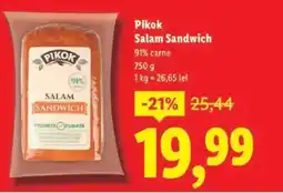 Lidl Pikok Salam Sandwich Ofertă
