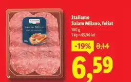 Lidl Italiamo Salam Milano, feliat Ofertă
