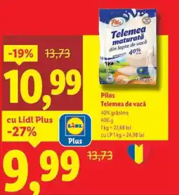 Lidl Pilos Telemea de vacǎ Ofertă