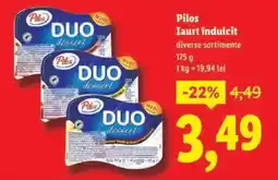 Lidl Pilos Iaurt îndulcit Ofertă