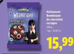 Lidl Halloween Bomboane de ciocolată cu lapte Ofertă