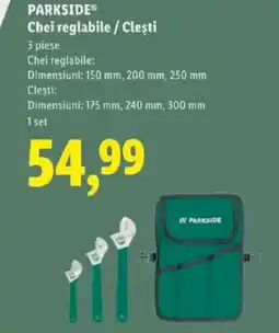 Lidl PARKSIDE Chei reglabile/Cleşti Ofertă
