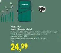 Lidl PARKSIDE Şubler/Raportor digital Ofertă