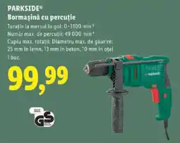 Lidl PARKSIDE Bormaşină cu percuție Ofertă