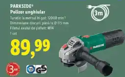Lidl PARKSIDE Polizor unghiular Ofertă