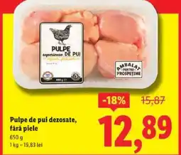 Lidl Pulpe de pui dezosate, fără piele Ofertă