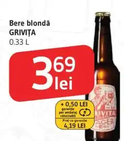 Supeco Bere blondǎ GRIVITA Ofertă