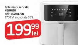 Supeco Friteuză cu aer cald HEINNER HAF-B6WH17SQ Ofertă