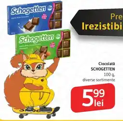 Supeco Ciocolată SCHOGETTEN Ofertă