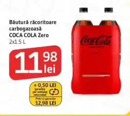 Supeco Băutură răcoritoare carbogazoasă COCA COLA Zero Ofertă