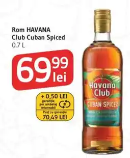 Supeco Rom HAVANA Club Cuban Spiced Ofertă