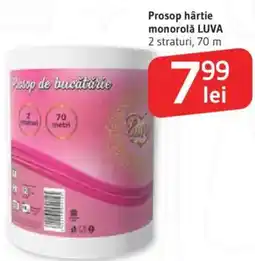 Supeco Prosop hârtie monorolǎ LUVA Ofertă