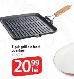 Supeco Tigaie grill din fontǎ cu mâner Ofertă