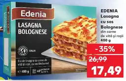 Kaufland EDENIA Lasagna cu sos Bolognese Ofertă