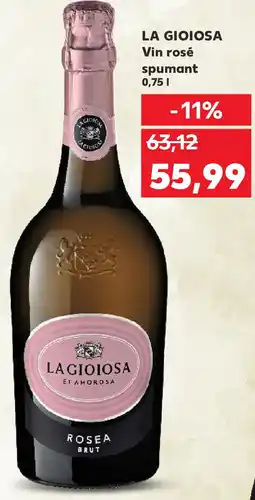 Kaufland LA GIOIOSA Vin rosé spumant Ofertă