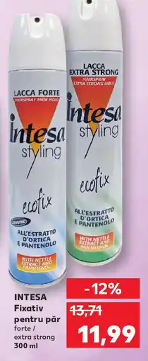 Kaufland INTESA Fixativ pentru păr Ofertă
