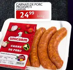 Unicarm Carnati de porc proaspeti caserola Ofertă