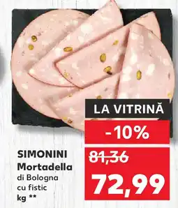 Kaufland SIMONINI Mortadella di Bologna cu fistic Ofertă