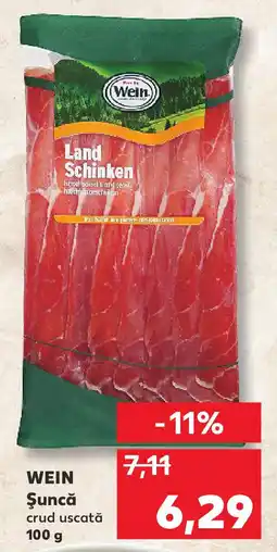 Kaufland WEIN Şuncă crud uscată Ofertă