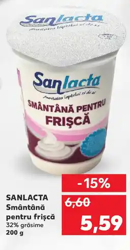 Kaufland SANLACTA Smântână pentru frişcă Ofertă