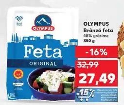 Kaufland OLYMPUS Brânză feta Ofertă