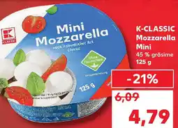 Kaufland K-CLASSIC Mozzarella Mini Ofertă