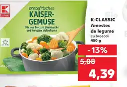 Kaufland K-CLASSIC Amestec de legume cu broccoli Ofertă