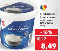 Kaufland K-CLASSIC laurt cremos Ofertă
