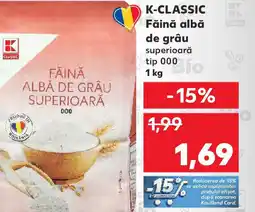Kaufland K-CLASSIC Făină albă de grâu Ofertă