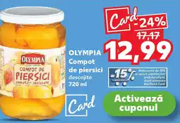 Kaufland OLYMPIA Compot de piersici Ofertă