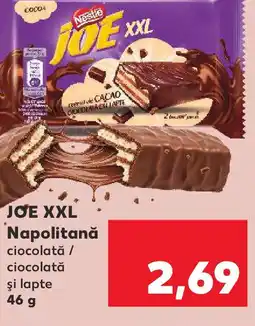 Kaufland JOE XXL Napolitană ciocolată / ciocolată Ofertă