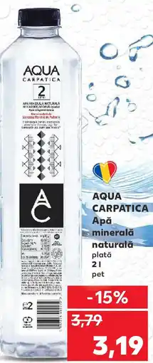 Kaufland AQUA CARPATICA Apă minerală naturală Ofertă