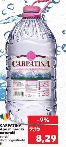 Kaufland CARPATINA Apă minerală naturală Ofertă